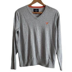 American Eagle Outfitter 💯% Cotton V-neck Long Sleeve Sweater Size Medium